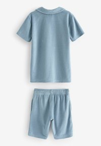Next SHORT SLEEVE  SET  - REGULAR FIT - Tepláky - mineral blue