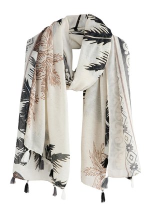 Next, PALM FOIL PRINT LIGHTWEIGHT SCARF . - Schal - monochrome