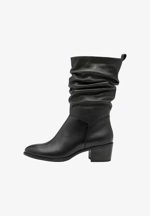 Tamaris Kaubojske/motorističke gležnjače - black leather