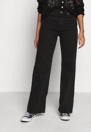 Straight leg jeans - black