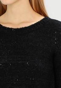 VILA Jersey de punto - black