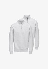 Non sélectionné, light grey melange