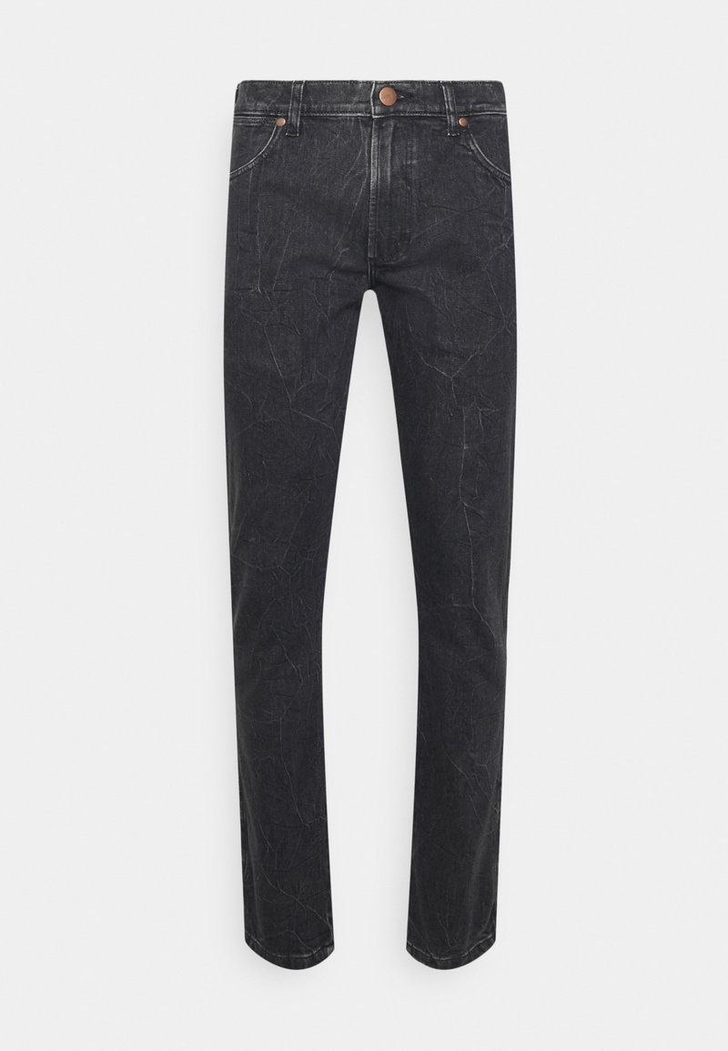 Wrangler LARSTON - Calças de ganga justas - black lightning