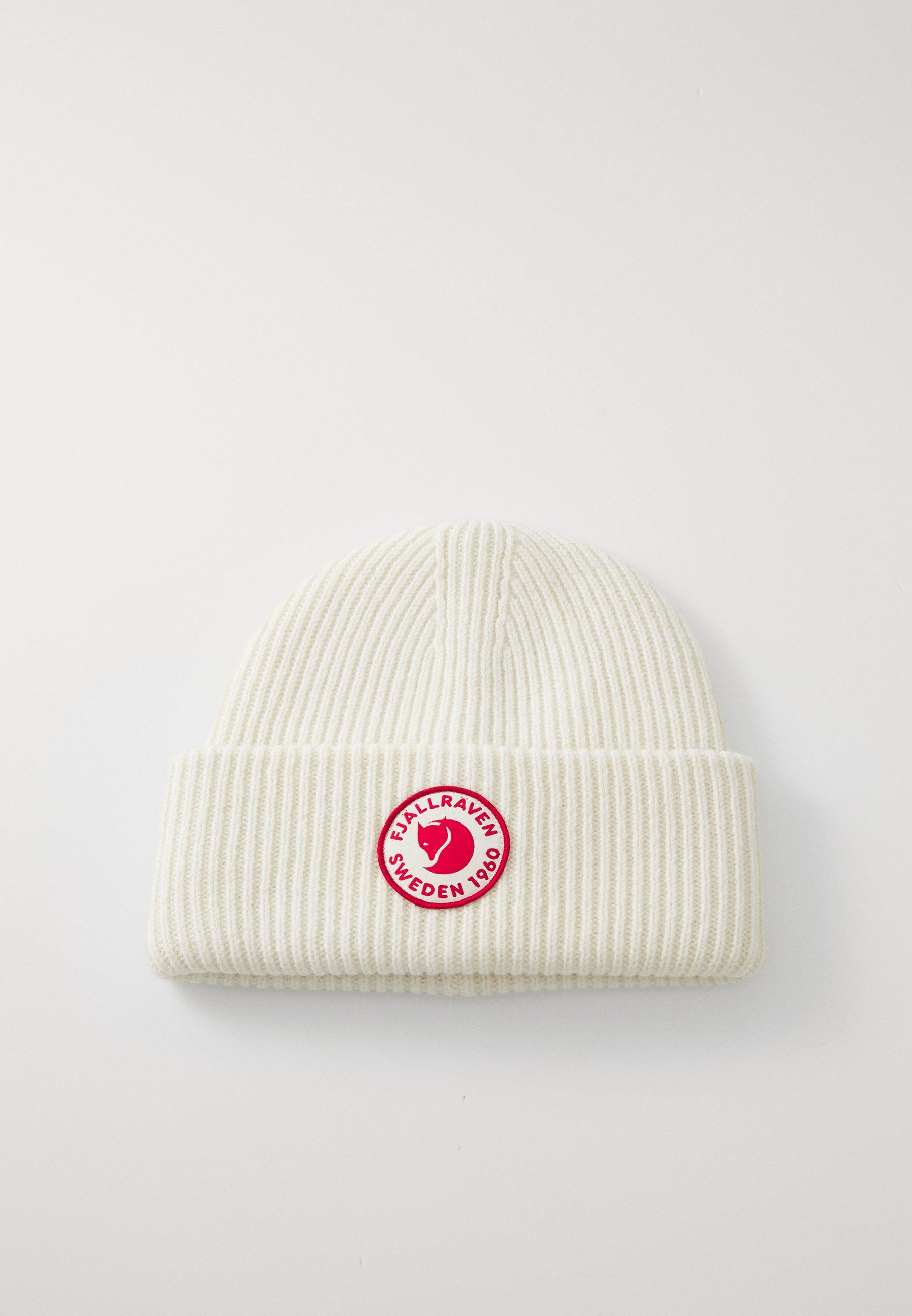 New Fjallraven Cream Ribbed Beanie fjallraven_rib_hat_13100184-  main image 3