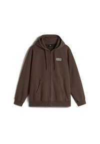 Vans EARTHBOUND LOOSE FIT FULL - Sudadera con cremallera - dark brown