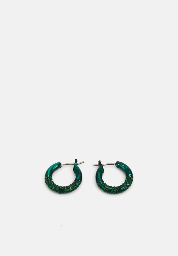 HALF PAVE HOOP - Earrings