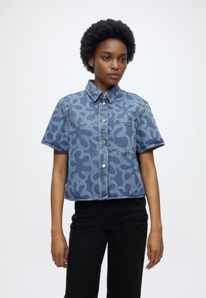 Marimekko MARIDENIM KUVATA KUKKA SHIRT - Πουκάμισο - used indigo