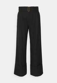 TRUDI PANTS - Trousers - black