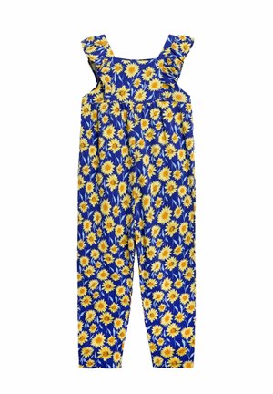REGULAR FIT - RUFFLE FRONT - Mono - navy sunflower