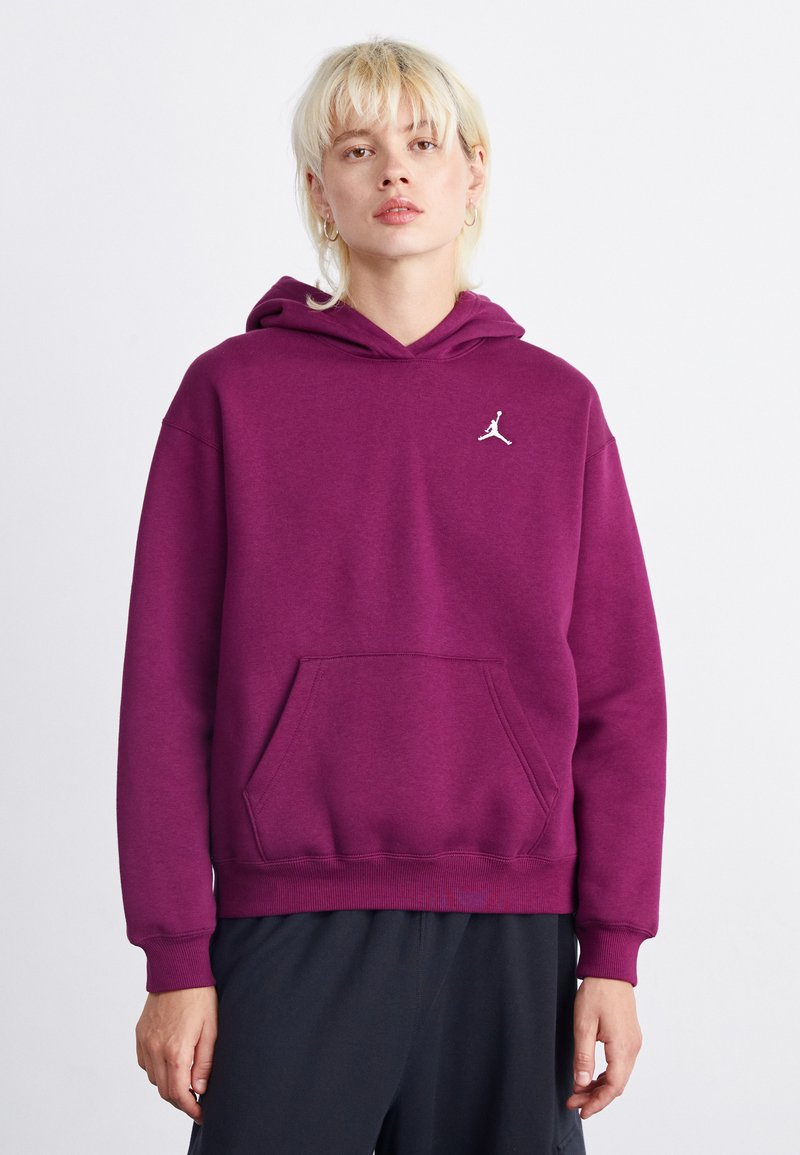 Jordan JORDAN BROOKLYN FLEECE - Felpa con cappuccio - bordeaux