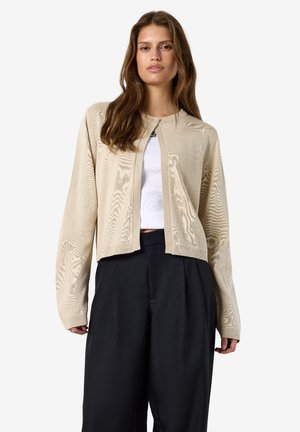 Noisy May, NMMAYSA - Strickjacke - beige