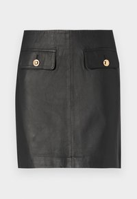 GENTIAN SHORT SKIRT - Skinnskjørt - black