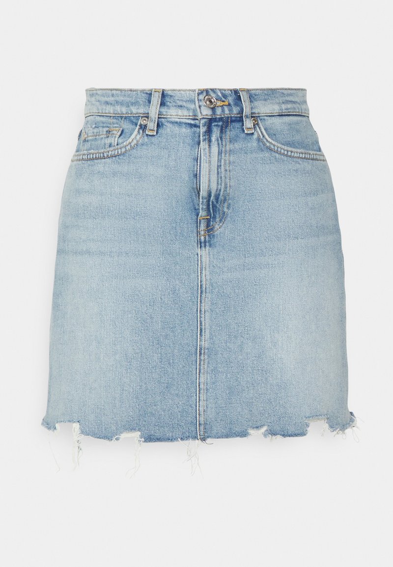 7 For All Mankind Jeansrok lichtblauw 7 For All Mankind Jeansrok lichtblauw