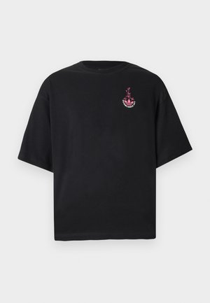 BOTANICAL GRAPHIC TEE UNISEX - Camiseta estampada - black