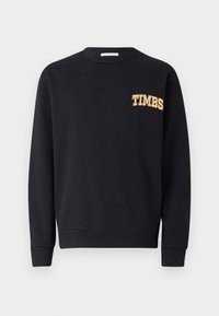 FRONT GRAPHIC CREW NECK - Sweatshirt - black