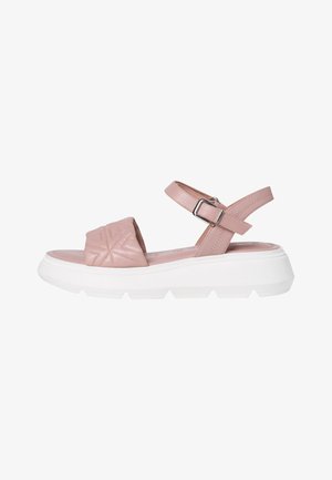 Platform sandals - dusty rose