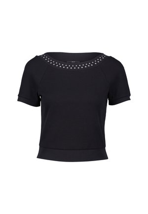 zero MIT NIETENBESATZ - Print T-shirt - patch blacksilver