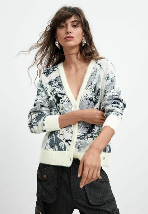 Desigual, JACQUARD SWEATER M. C. LACROIX - Cardigan - black