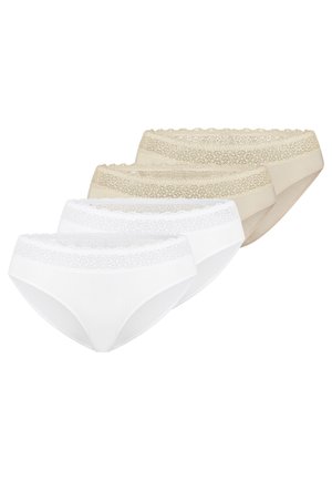 4 PACK - Slip - weiß/creme