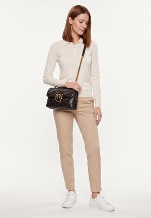 Pinko, Skuldertasker - marrone marasca-antique gold