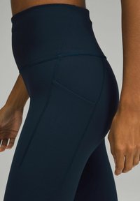 lululemon WUNDER TRAIN HR TIGHT 71CM *POCKETS - Pajkice - true navy