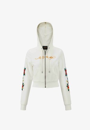 Mikina na zip - white