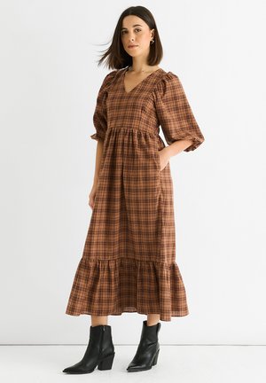 PUFF - Vestito casual - brown