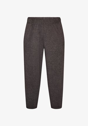 Zizzi, HOSE AUS JERSEY MIT BARREL FIT UND HOHER TAILLE - Παντελόνι - grau