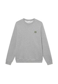 PIECE - Sweatshirt - light grey/chive green/light sand
