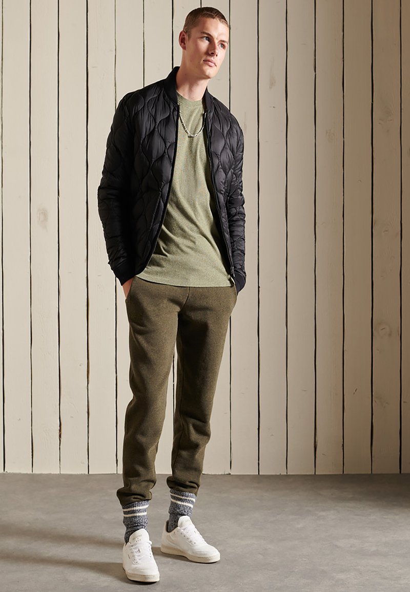 Superdry & Co VINTAGE LOGO  - T-shirt basic - hushed olive grit