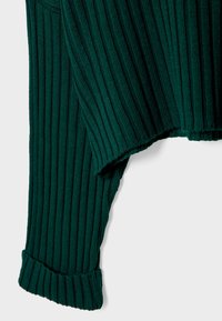 Stradivarius Strickpullover - mottled green