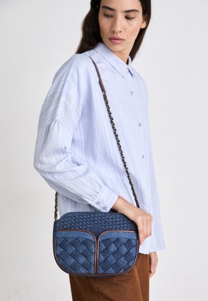 DIVINE BRAIDED - Borsa a tracolla - denim blue