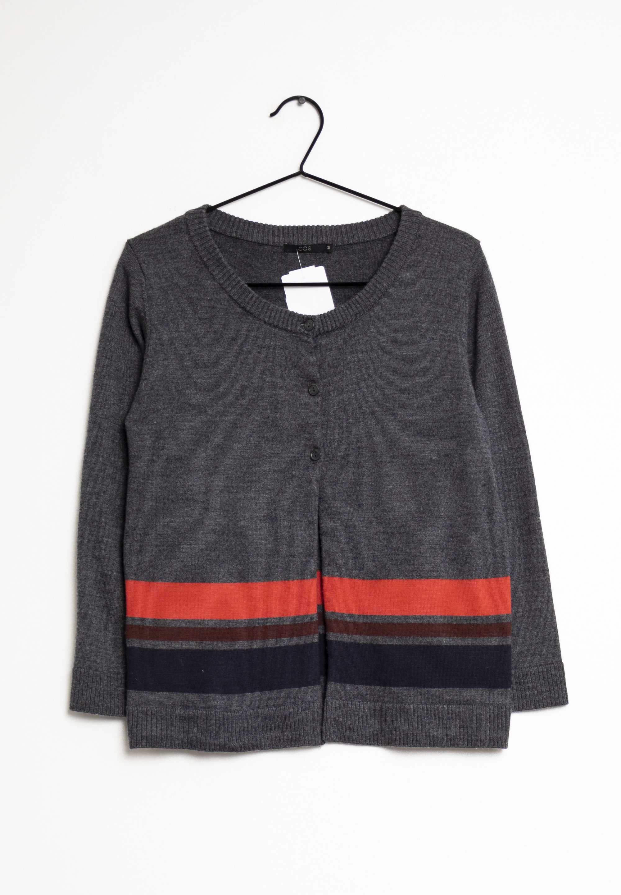 COS Strickjacke grey/grau (Pre-owned) Zalando