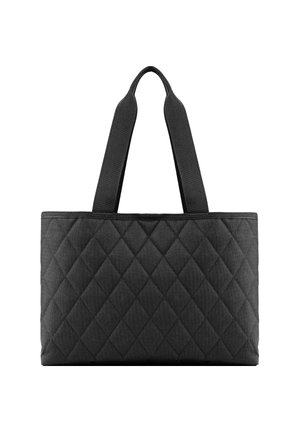 Shopping Bag - rhombus black