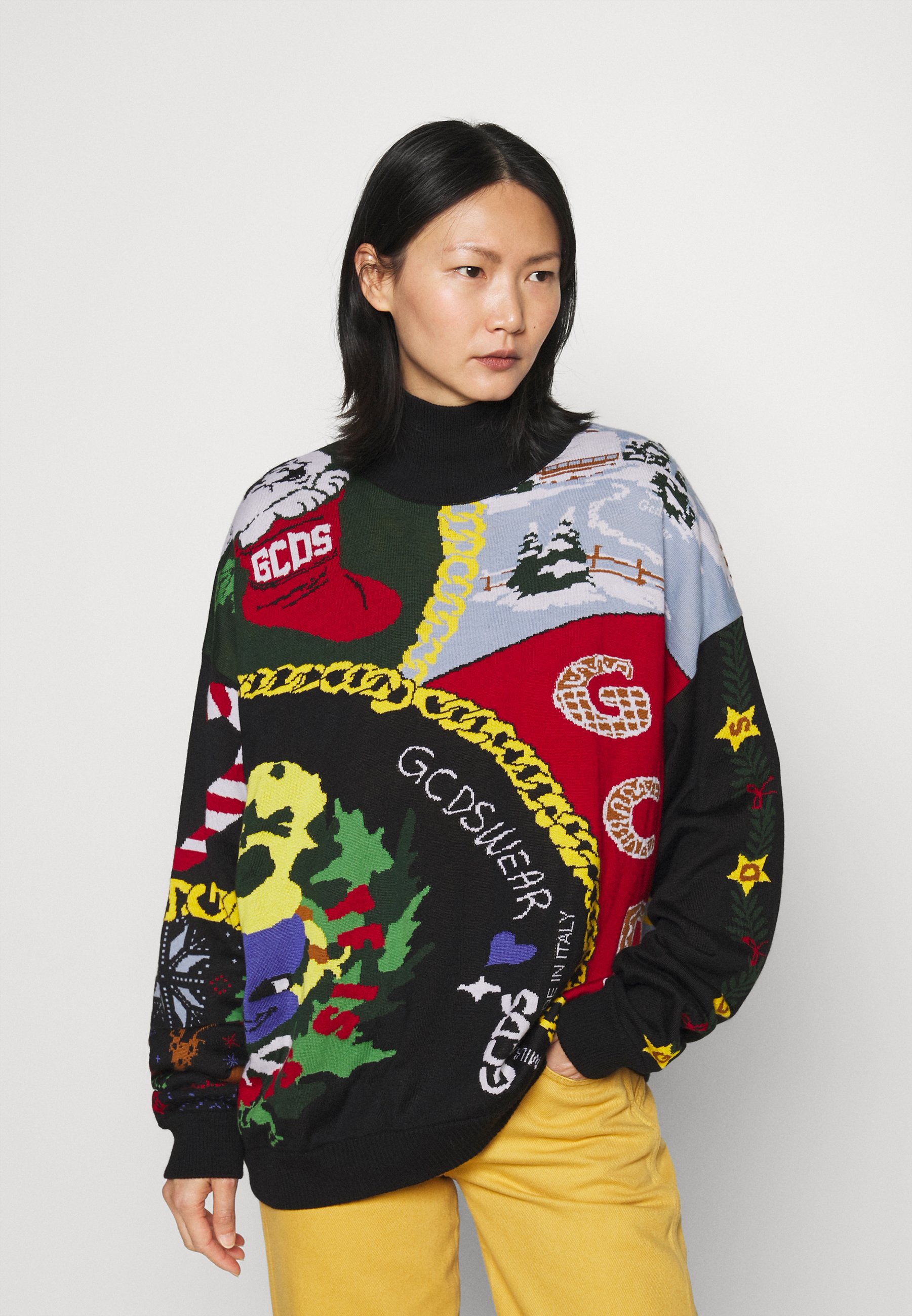 GCDS LOGO MIX - Maglione - multi-coloured/multicolore - Zalando.it