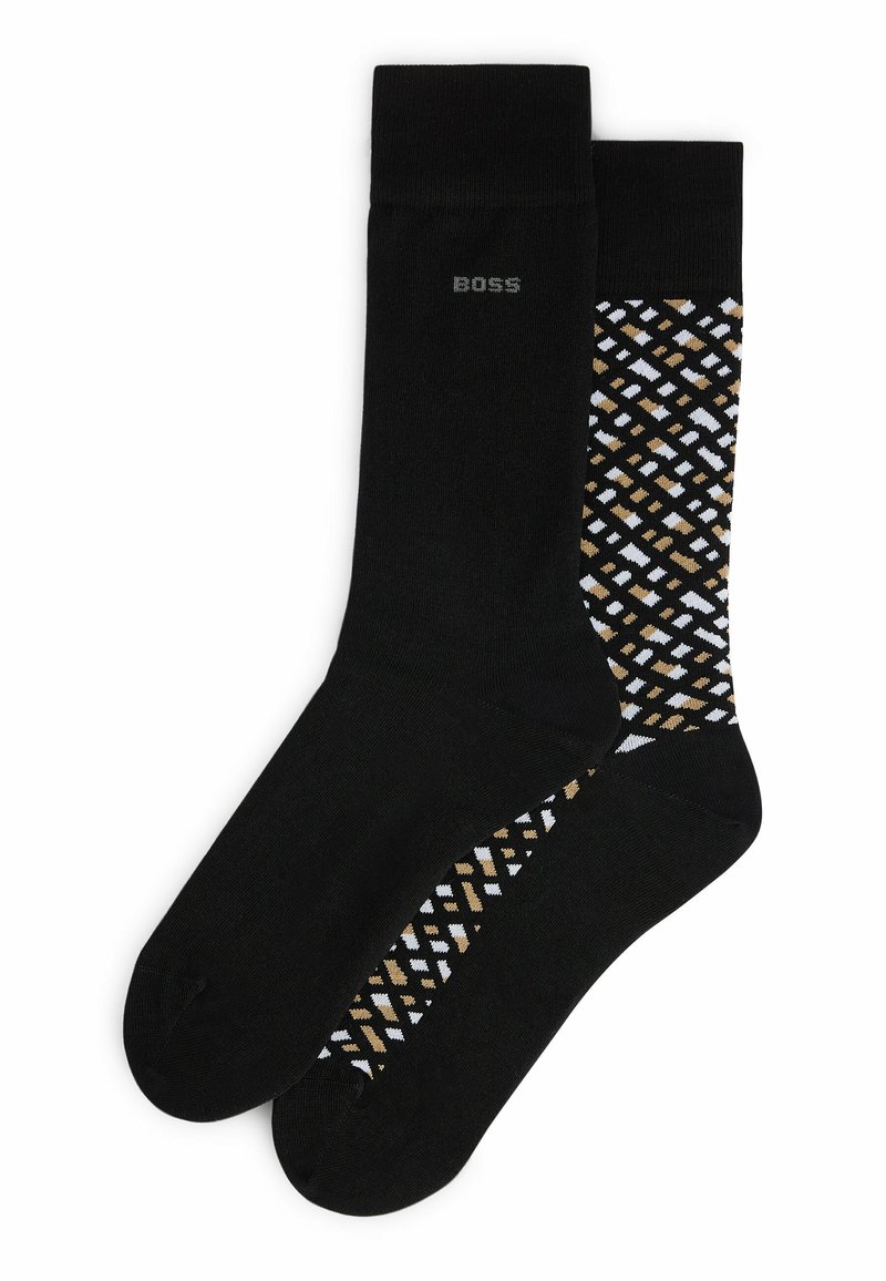 BOSS 2P AS PlushDesign CC, Men's Socks, Black1,, black1