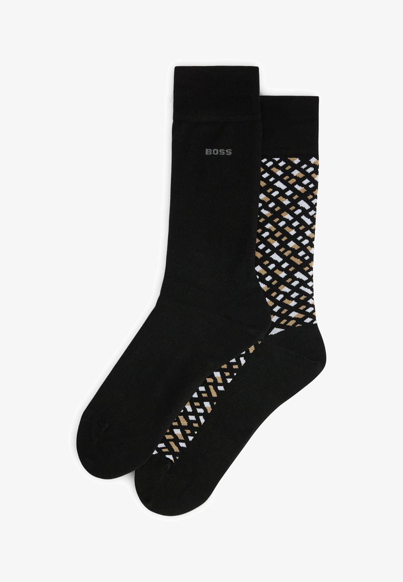 BOSS 2P AS PlushDesign CC, Men's Socks, Black1,, black1 BOSS 2P AS PlushDesign CC, Men's Socks, Black1,, black1