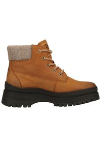 camel active Platform ankle boots - tan