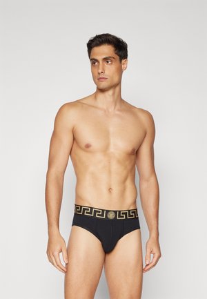 UNDERPANTS LOW RISE TOPEKA NEW LOGO - Slip - black/gold
