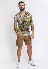 The Jokers CORTE HAWAIANO ESTAMPADO PATCHWORK ABSTRACTO - Camisa - varios