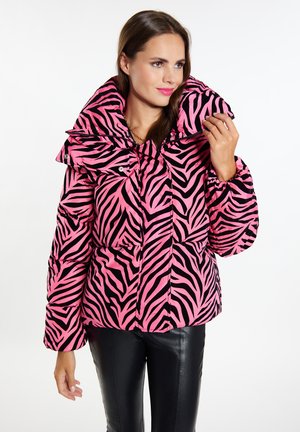 STEPP MIT ZEBRA-PRINT - Vinterjacka - pink zebra