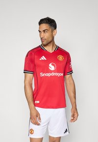 adidas Performance MANCHESTER UNITED HOME AUTHENTIC - Sporto klubų atributika - red