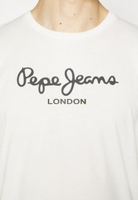 Pepe Jeans EGGO - Triko s potiskem - off white