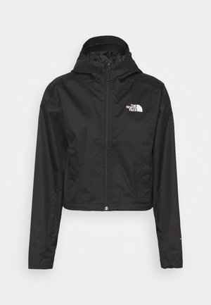 CROPPED QUEST JACKET  - Vízlepergető széldzseki - black