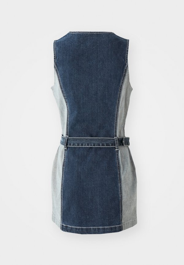 HOSE DRESS - Denim dress - indigo4