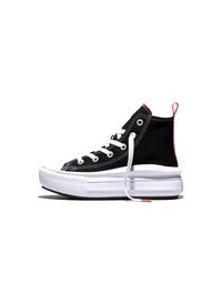 CHUCK TAYLOR ALL STAR MOVE COLOR POP - Visoki športni copati - black/pink salt/white