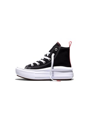 CHUCK TAYLOR ALL STAR MOVE COLOR POP - Baskets montantes - black/pink salt/white