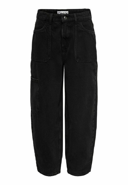 Cotton On BAGGY Jeans Relaxed Fit graphite black rip/black denim