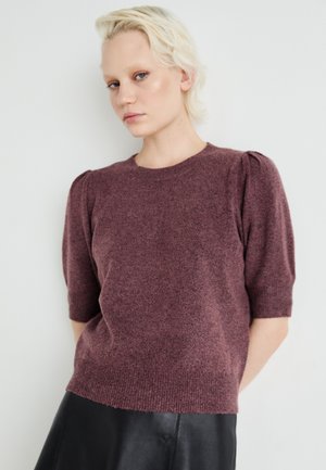 ONLRICA LIFE - Tričko s potlačou - rose brown melange