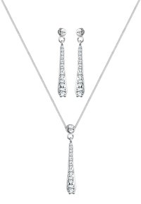 Elli SPARKLING BASIC SET - MIT KRISTALLEN VON SWAROVSKI® - Ohrringe - silberfarben